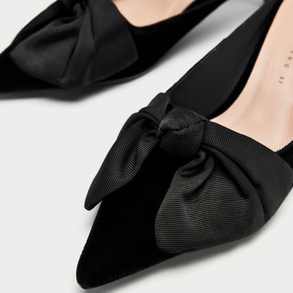 kitten heel mules zara